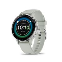 Garmin Venu 3s, Smartwatch, Sporthorloge, AMOLED-Scherm, 10 dagen batterij, Spraakassistent, Muziek, Garmin Pay, Slaapcoaching, Sage Grey