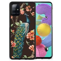 Samsung Galaxy A51 Back Cover Pauw met Bloemen