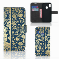 Honor 10 Lite Hoesje Beige Flowers