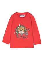 Moschino Kids sweat à imprimé Leo - Rouge - thumbnail