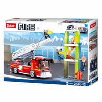 Sluban Brandweer Ladderwagen Oefening - thumbnail