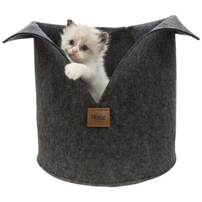 TRIXIE Huisdierenbed Luise rond 30 cm vilt TRIXIE Huisdierenbed Luise rond 30 cm vilt