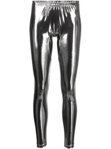 Vivienne Westwood legging à effet métallisé - Argent