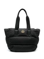 Moncler sac cabas Caradoc à design matelassé - Noir - thumbnail