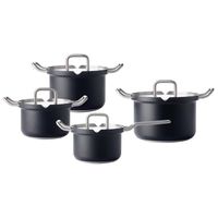 BK Q-linair Master pannenset 4 delig black