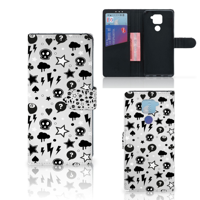 Telefoonhoesje met Naam Xiaomi Redmi Note9 Silver Punk