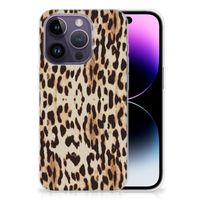 Apple iPhone 14 Pro TPU Hoesje Leopard - thumbnail