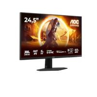 AOC Gaming 25G4SRE - 25 inch Full HD-monitor, 300 Hz, 1 ms, G-Sync, HDR400 (1920 x 1080, 2 x HDMI 2.0, DisplayPort 1.4) zwart-rood