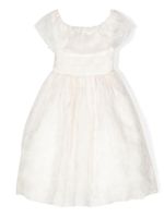 La Stupenderia robe longue en dentelle Chantilly - Blanc