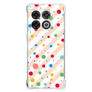 OnePlus 10 Pro Doorzichtige Silicone Hoesje Dots