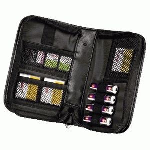 Hama 00047153 Geheugenkaart-organizer CF-kaart, microSD-kaart, miniSD-kaart, MMCmobile-kaart, SD-kaart, USB-stick, XQD-kaart Zwart