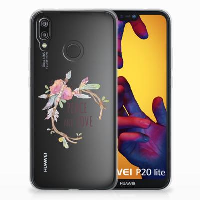 Huawei P20 Lite Telefoonhoesje met Naam Boho Text