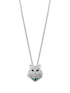 Boucheron collier Wladimir the Cat en or blanc 18ct - Argent