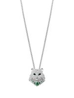 Boucheron collier Wladimir the Cat en or blanc 18ct - Argent - thumbnail