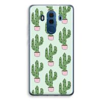 Cactus Lover: Huawei Mate 10 Pro Transparant Hoesje - thumbnail