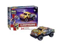 Revell Adventskalender RC Christmas Driver, op afstand bestuurde auto, om te knutselen, RC adventskalender voor jongens, meisjes en volwassenen vanaf 10 jaar