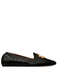 Tory Burch Eleanor leather loafers - BLACK