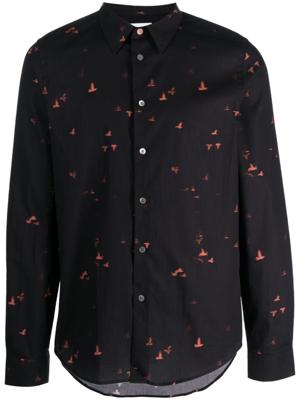 PS Paul Smith Katoenen overhemd - Zwart