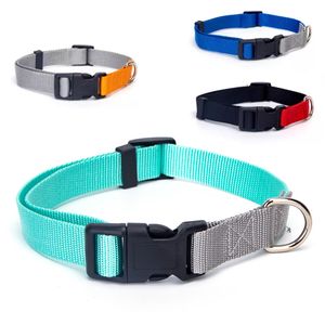 Hondenhalsband Nylon duo color S