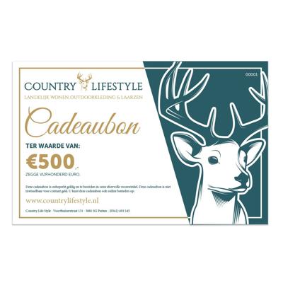 Cadeaubon 500 euro Cadeaubon 500 euro
