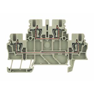 2-Lagige serieklem Weidmüller ZDK 1.5V BL 1791140000 100 stuk(s)