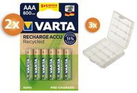 Varta AAA batterijen Voordeelpak 10+2 gratis - 800mAh - Oplaadbaar - thumbnail