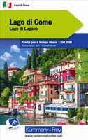 Wandelkaart - Fietskaart 09 Outdoorkarte IT Lago di Como - Como meer |