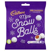 Cadbury Cadbury - Mini Snow Balls 80 Gram ***THT 31-03-2024*** - thumbnail