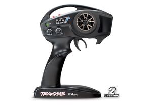 Traxxas TQi 2.4 GHz High Output radio system, 2-channel, Traxxas Link enabled, TSM (2-ch transmitter, 5-ch micro receiver)