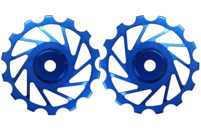 Novaride - Keramische Derailleur Wieltjes MTB 14T Blauw