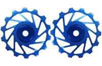 Novaride - Keramische Derailleur Wieltjes MTB 14T Blauw