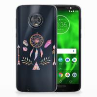 Motorola Moto G6 Telefoonhoesje met Naam Boho Dreamcatcher
