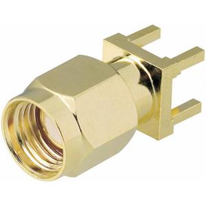 BKL Electronic 0419021 0419021 SMA-Reverse-connector Stekker, inbouw verticaal 50 Ω 1 stuk(s)