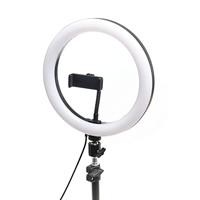 iggual - 25,6 cm (10 inch) LED-ringlicht, incl. statief, USB-aansluiting, 2 m (25,6 x 25,8 x 3,6 cm)