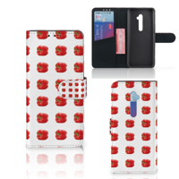 OPPO Reno2 Book Cover Paprika Red