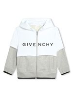 Givenchy Kids hoodie superposé à logo imprimé - Blanc