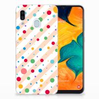 Samsung Galaxy A30 TPU bumper Dots - thumbnail