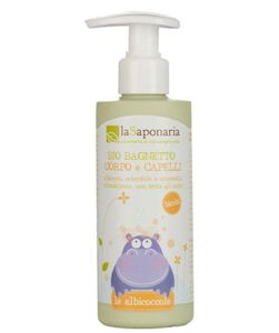 La Saponaria Baby lichaam & haar bio milde reiniging (200 ml)