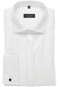 ETERNA Cover Shirt Comfort Fit Gala shirt wit, Effen