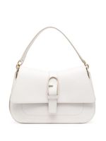 Furla logo-buckle leather shoulder bag - Tons neutres - thumbnail