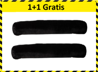 SENZA Tochtstopper - Tochtrol voor deuren - Tochthond - Flanel velvet - Zwart - 1+1 Gratis