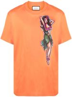 Philipp Plein t-shirt imprimé à manches courtes - Orange