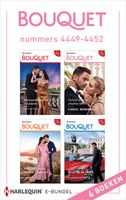 Bouquet e-bundel nummers 4449 - 4452 - Carol Marinelli, Caitlin Crews, Louise Fuller, Julieanne Howells - ebook