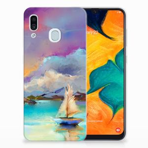 Hoesje maken Samsung Galaxy A30 Boat