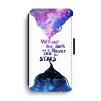 Stars quote: iPhone XS Max Flip Hoesje - thumbnail