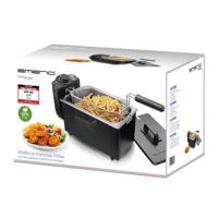 Emerio DF-120482.2 friteuse Enkel 3 l Vrijstaand 2000 W Frituurpan Zwart - thumbnail