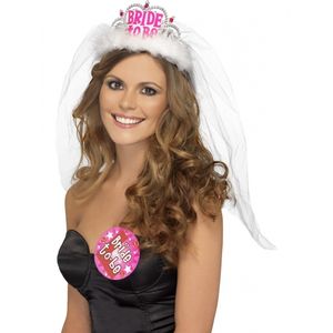 Bride to Be tiara met sluier