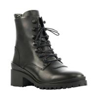 Nubikk Jane Cone leren veterboots zwart