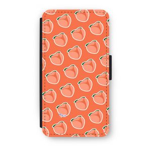 Just peachy: iPhone X Flip Hoesje