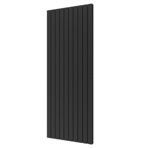 Plieger Designradiator Cavallino Retto Dubbel 2146 Watt Middenaansluiting 200x75,4 cm Black Graphite